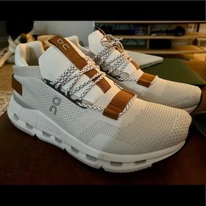 Brand new On CloudNova Running Shoes- White Pearl 8.5